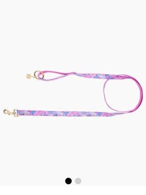 Lilly Pulitzer Pink and Blue Floral Dog Leash